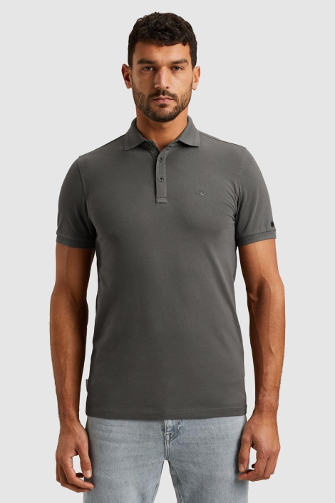 Cast Iron short sleeve polo essential fine p